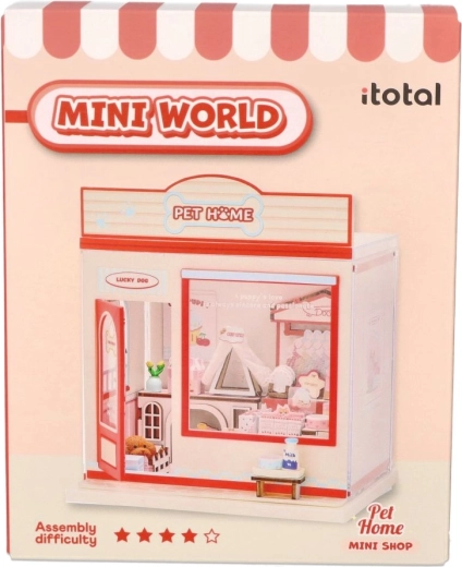i-Total Mini World DIY miniaturowy sklep zoologiczny