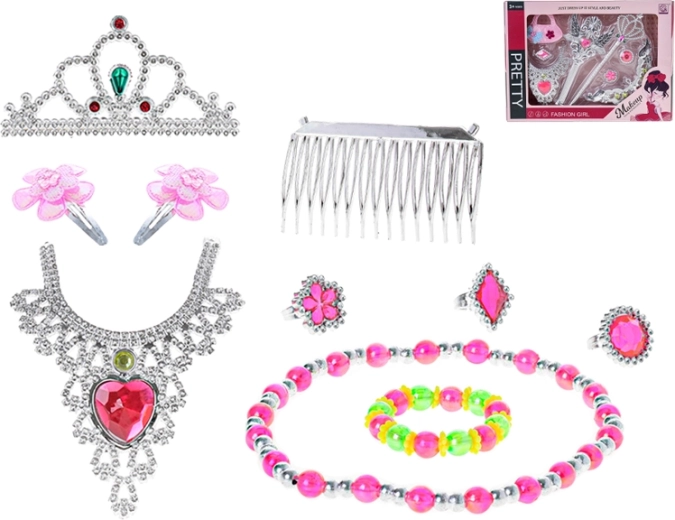 Dziecięcy zestaw piękności z koroną lub berłem