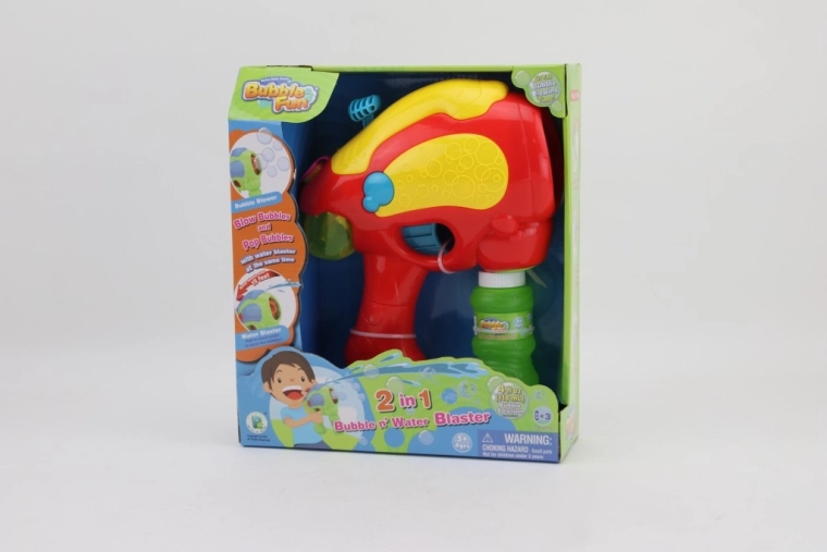 Pistolet do baniek i wodny spryskiwacz 2w1