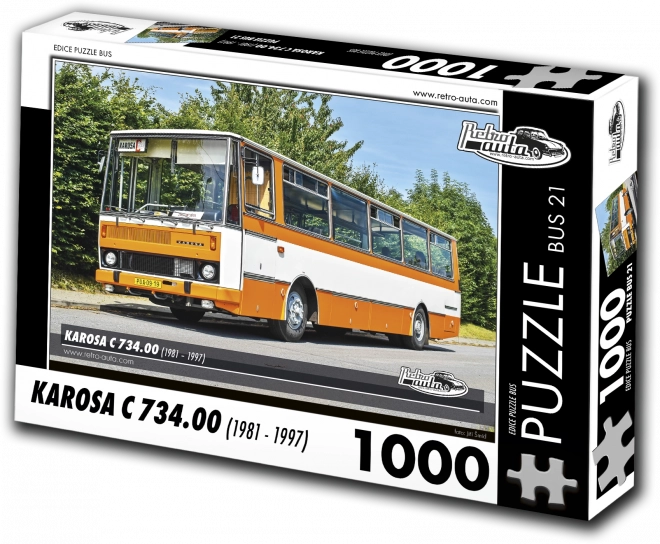 Puzzle Retro-auta Karosa C 734 (1981–1997) – 1000 elementów
