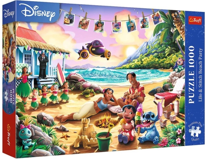 Puzzle LILO & STITCH – impreza na plaży 1000 elementów