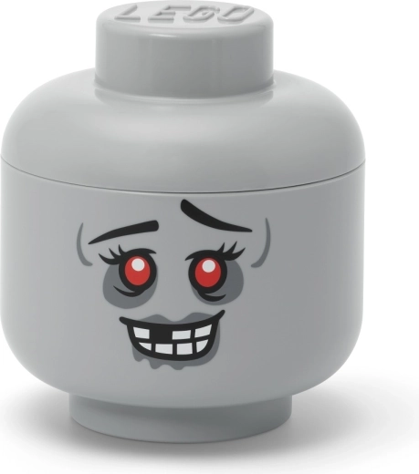 LEGO głowa do przechowywania rozmiar S zombie - 1 sztuka