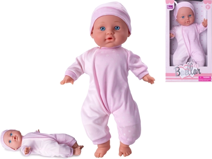 Laleczka niemowlę 30 cm z miękkim ciałkiem, różowa