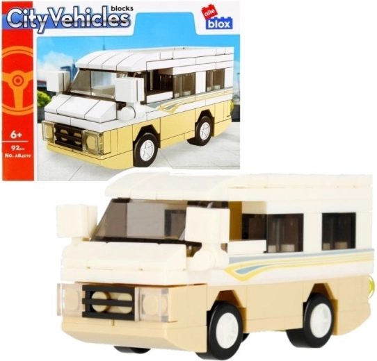 Zestaw konstrukcyjny autobus miejski (92 elementy) - 1 sztuka