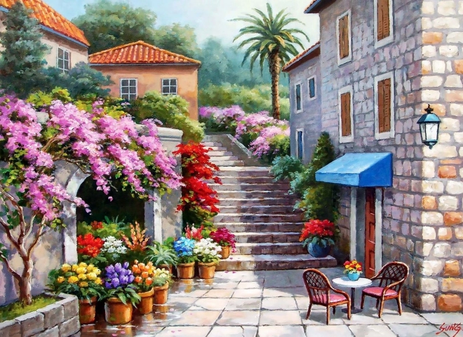 Puzzle Kwiaciarnia wiosną 260 elementów