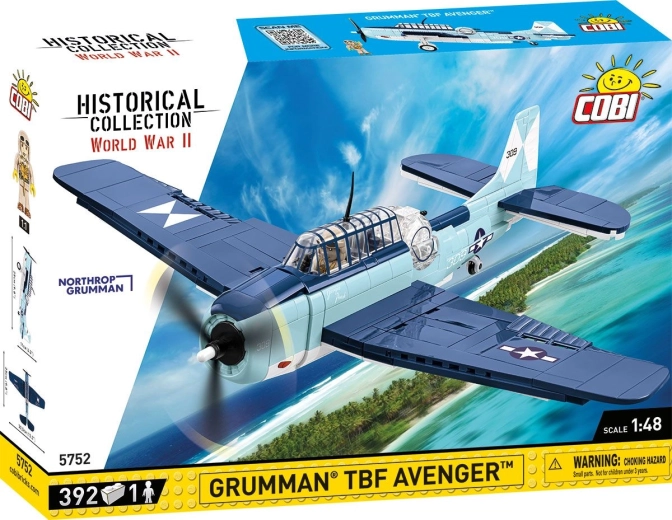 Cobi II wojna światowa Grumman TBF Avenger 1:48 (392 elementy)