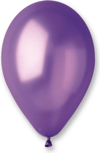 Metaliczne fioletowe balony 25 cm