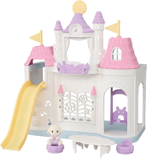 Zamkowe przedszkole SYLVANIAN FAMILIES – zamek do zabawy z huśtawką i zjeżdżalnią