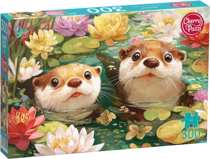 CHERRY PAZZI puzzle Dwie wydry 300 elementów