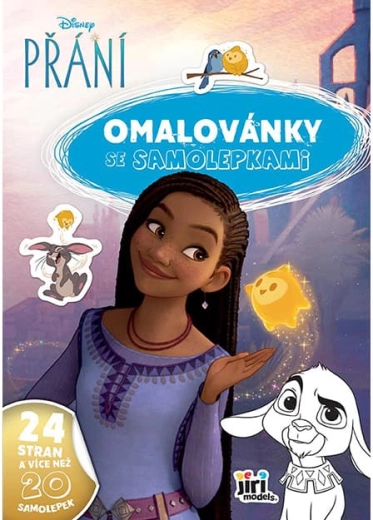 Kolorowanka A4 z naklejkami Życzenia