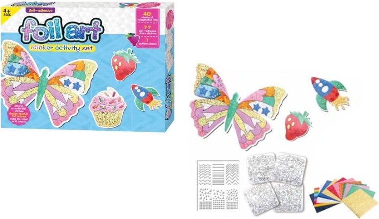 Kreatywny zestaw DIY do tworzenia holograficznych naklejek