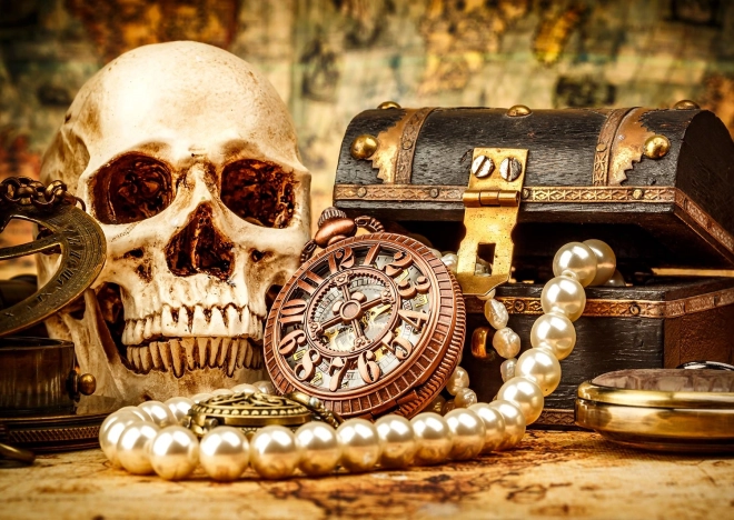 Puzzle Stół pirackiego kapitana