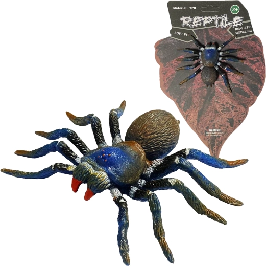 Żywa przyroda Blue Tarantula – realistyczny model pająka 8 cm
