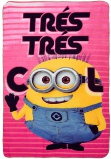Polarowy koc Minionki