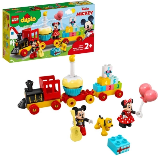 LEGO DUPLO Disney urodzinowy pociąg z MICKEYEM, MINNIE i PLUTEM