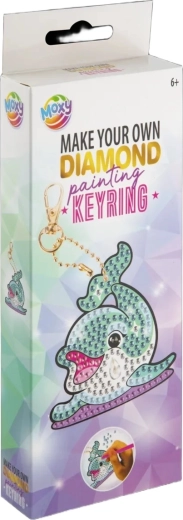 MOXY diamentowe malowanie – zawieszka Delfin