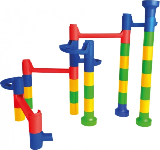 Kolorowy tor kulkowy dla dzieci