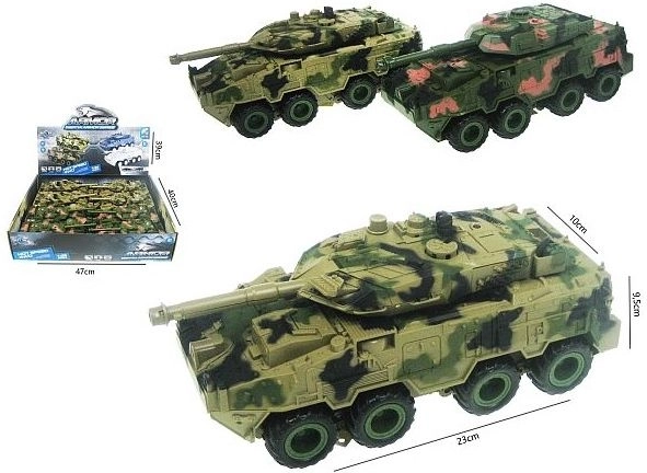 Dziecięcy czołg 24 cm z efektami świetlnymi i dźwiękowymi