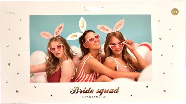 Czapeczki imprezowe Bride Babes (6 szt.)