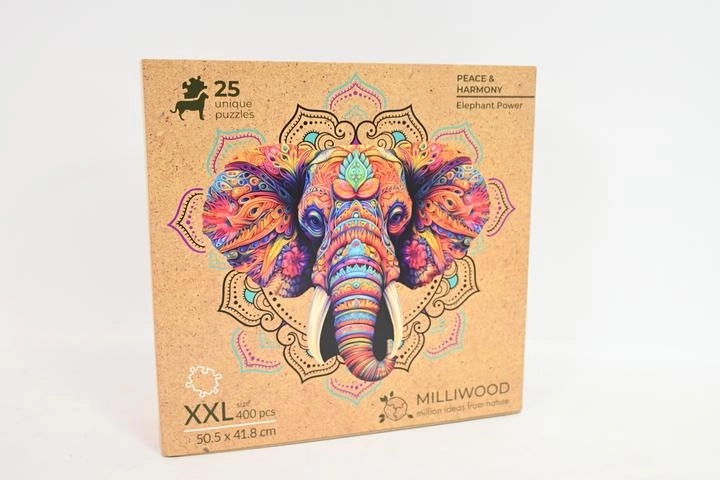 Milliwood Peace and harmony – słonia siła drewniane puzzle