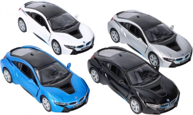 Metalowy model BMW i8, skala 1:36