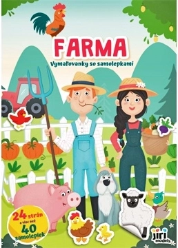Farma – kolorowanki z naklejkami