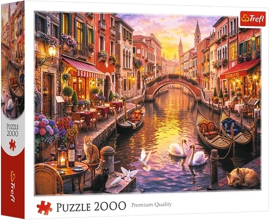 Puzzle Romantyczna Wenecja 2000 elementów