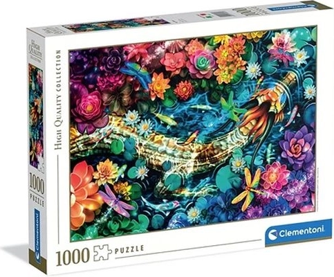 Puzzle Clementoni 1000 elementów Koi River – High Quality Collection