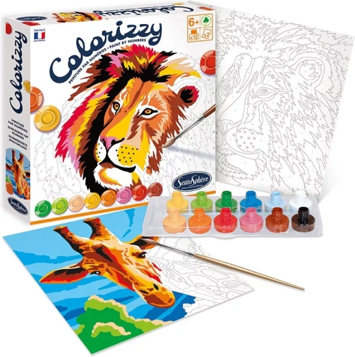 Sentosphere Colorizzy sawanna – malowanie według numerów