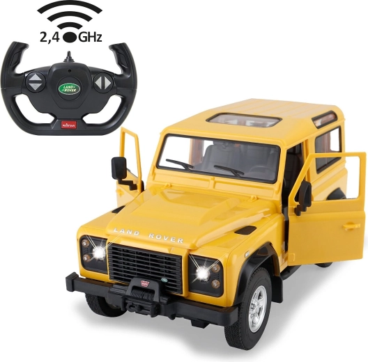 Model RC Land Rover Defender 1:14 żółty
