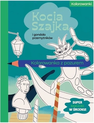 Kocia Szajka i gondola przemytników – kolorowanki i naklejki