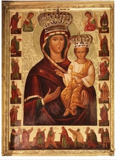 Norimpex Malowanie po numerach Matka Boska Bieszczadzka 40 × 50 cm