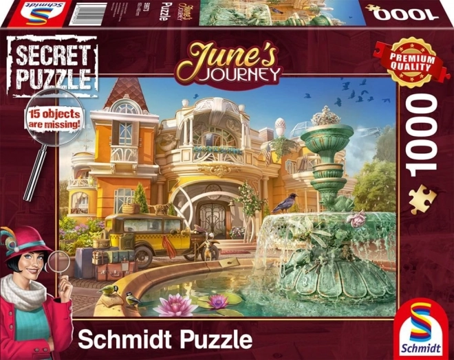 Secret Puzzle June's Journey: posiadłość orchidei 1000 elementów
