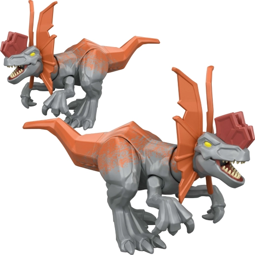 Mattel Jurassic World Mayhem Mix-Ups figurka dilofosaur 2 w 1