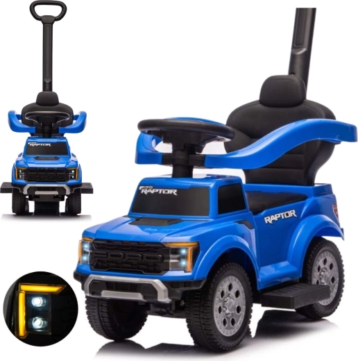 Milly Mally jeździk z prowadnikiem Ford F-150 3 w 1 niebieski