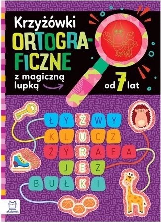 Ortograficzne krzyżówki z magiczną lupą 7+