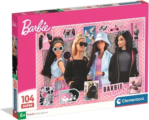Puzzle Clementoni Barbie Super 104 elementy