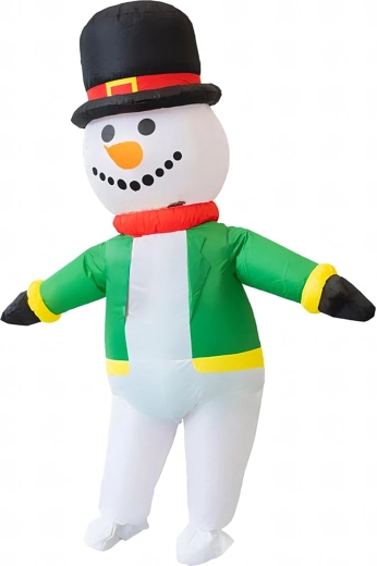 Nadmuchiwany kostium bałwana dla dorosłych