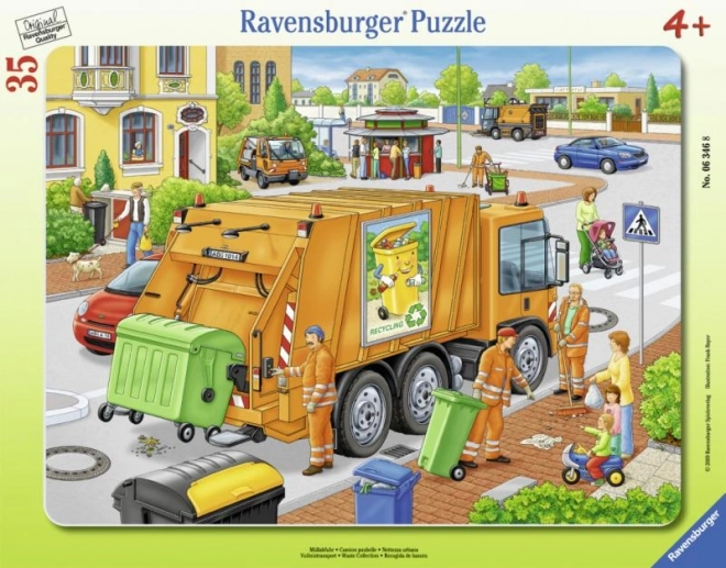 Ravensburger Puzzle Śmieciarka 35 elementów