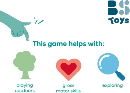 Drewniany bumerang dla dzieci 40 × 20 cm