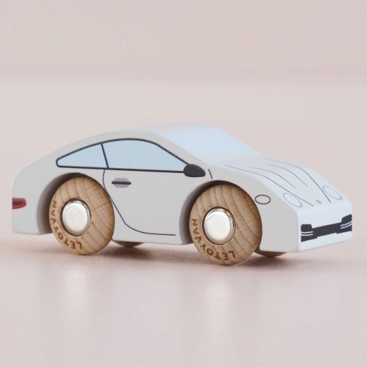 Le Toy Van drewniany samochodzik sportowy GT90 Poppy
