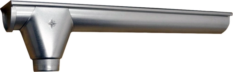 Końcowy rynhak L+V 330 mm, lewy, stal ocynkowana