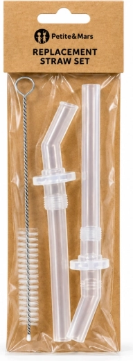 PETITE&MARS Zestaw zapasowych słomek do termosu 350 ml