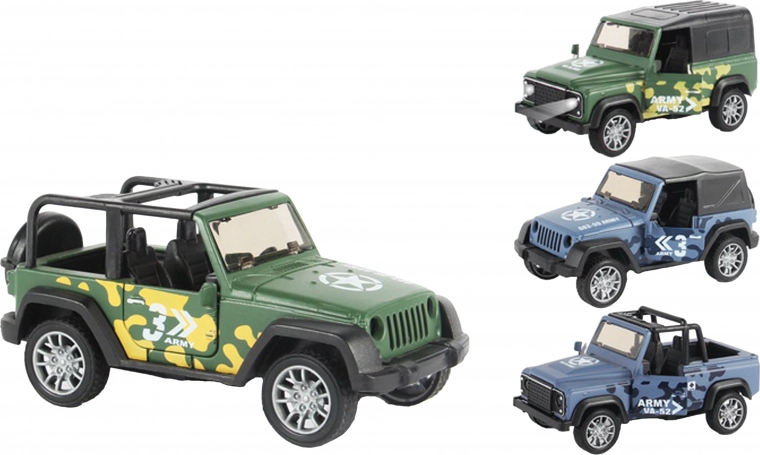Wojskowy metalowy samochód 11 cm
