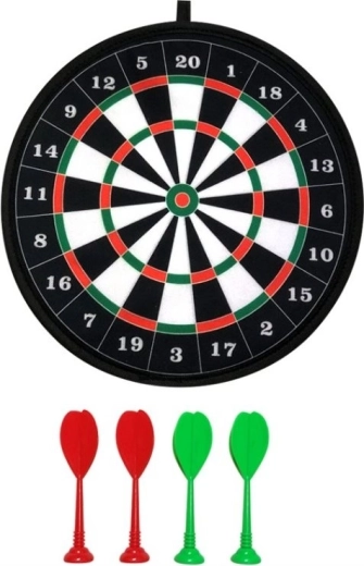 ALLTOYS tarcza na rzep z 4 rzutkami, 36 cm