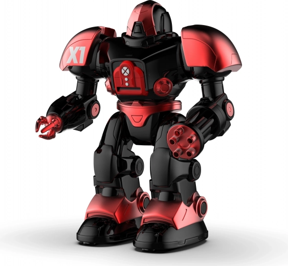 Robot zdalnie sterowany z wyrzutnią dysków