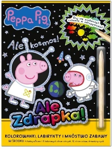 Świnka Peppa – Zdrapywanka: Ale kosmos!