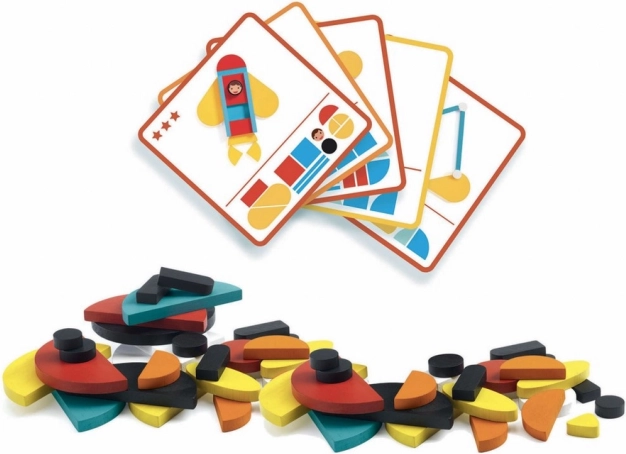 Magnetyczna układanka Środki transportu dla dzieci