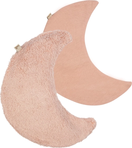 Relaksacyjna poduszka rozgrzewająca Timboo w kształcie księżyca Moon Misty Rose