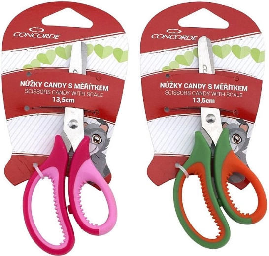Nożyczki CONCORDE Candy 13,5 cm z miarką